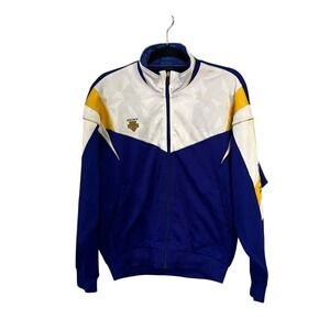 Vintage 90s Descente Men's Colorful High‎ Neck Track Jacket Size L